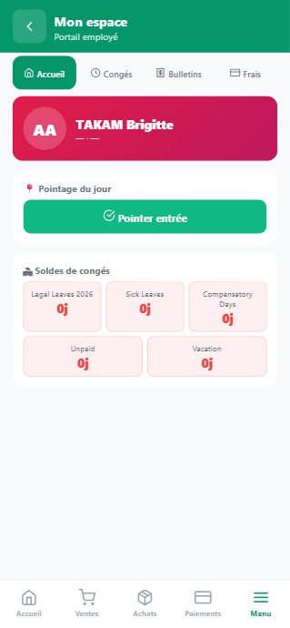 Portail employé mobile